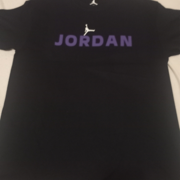Brand New Black And Purple Jordan Shirt 